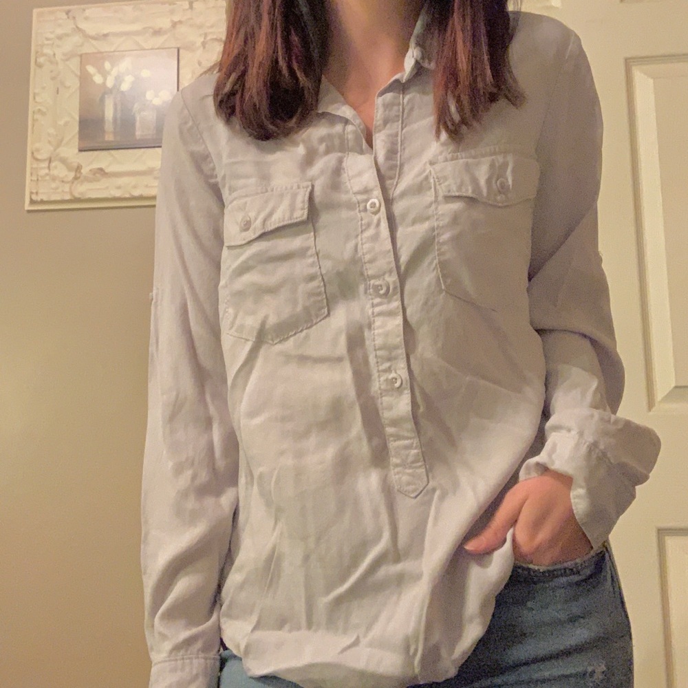 Cloth & Stone boyfriend top